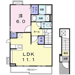 高崎問屋町駅 徒歩25分 2階の物件間取画像